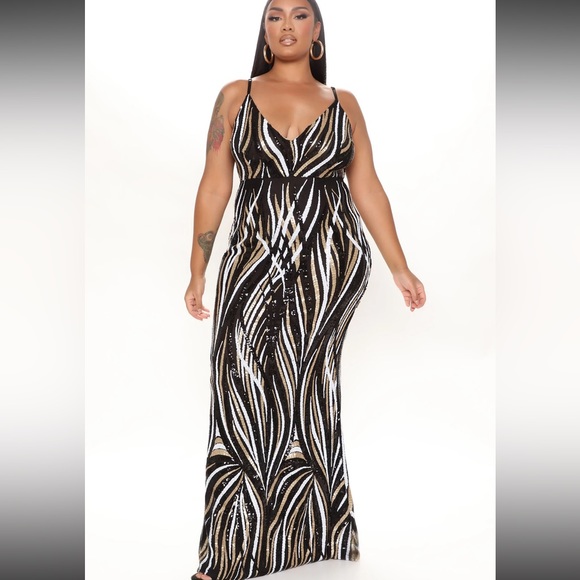 Sequin Maxi Dress - Picture 3 of 5